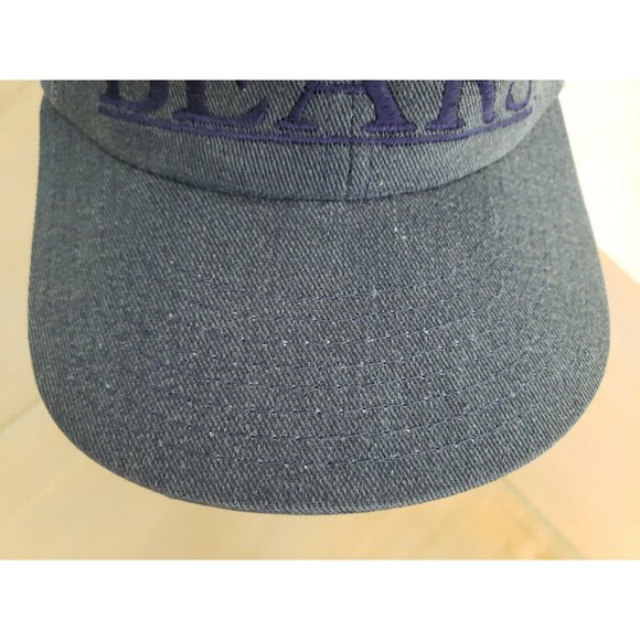 Vintage Baseball Cap Hat - Chicago Bears Strapback Gameday Blue Block Script - Picture 4 of 10